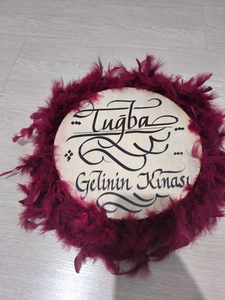 Tuğba Gelinin Kınası Gelin Tefi - Görsel 2