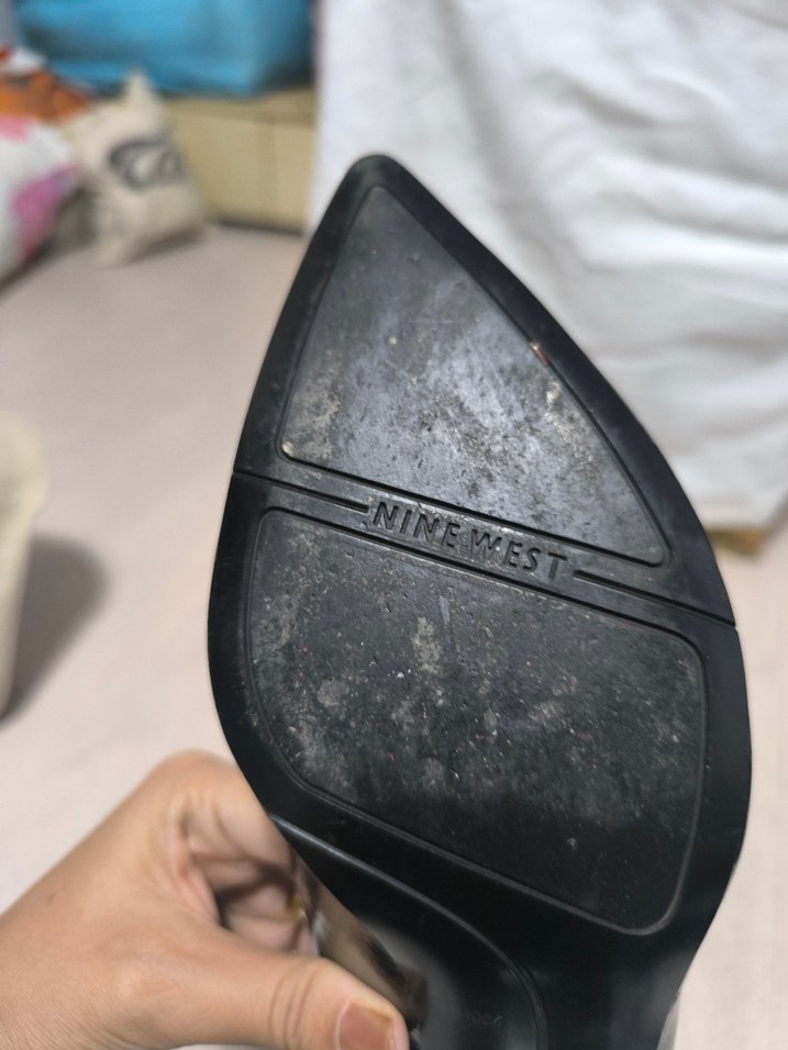 Klasik Siyah Yılan Desenli Tokalı Stiletto - Görsel 5