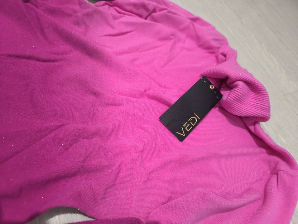 pembe Kadın Balıkçı Yaka Triko Kazak - Görsel 4