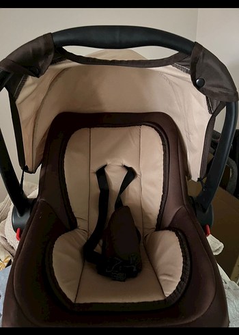 Kahverengi Bebek Araba Koltuğu - Görsel 3