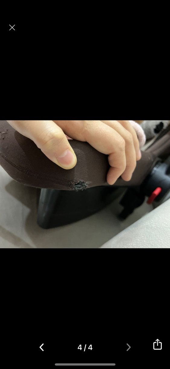 Kahverengi Bebek Araba Koltuğu - Görsel 4