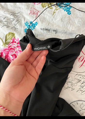 Siyah İnce Askılı Uzun Elbise - Görsel 2