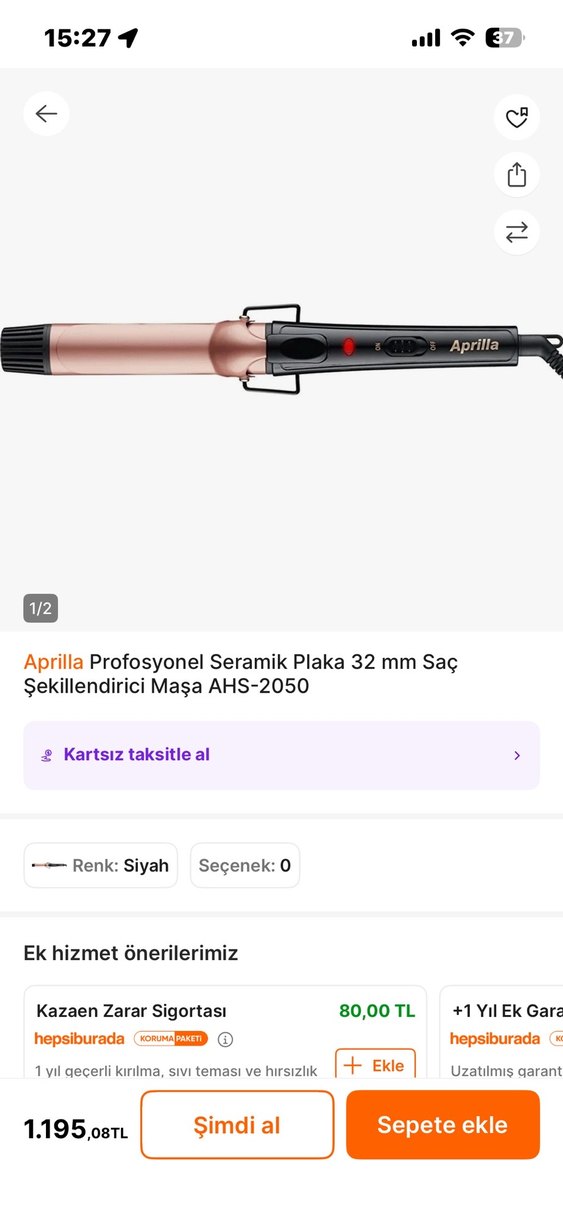 Saç maşası - Görsel 2