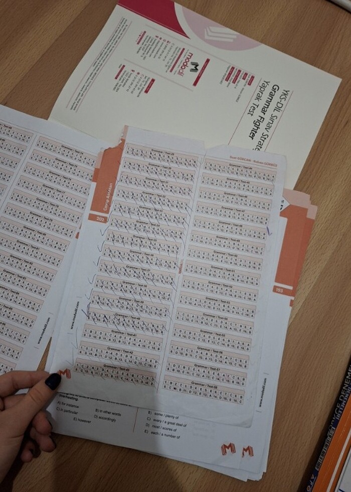 Modadil grammar fighter ydt test kitabı  - Görsel 2