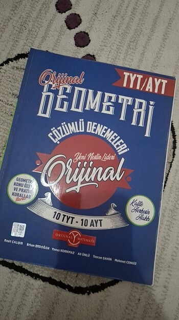 Orjinal tyt/ayt geometri 20 li deneme 
