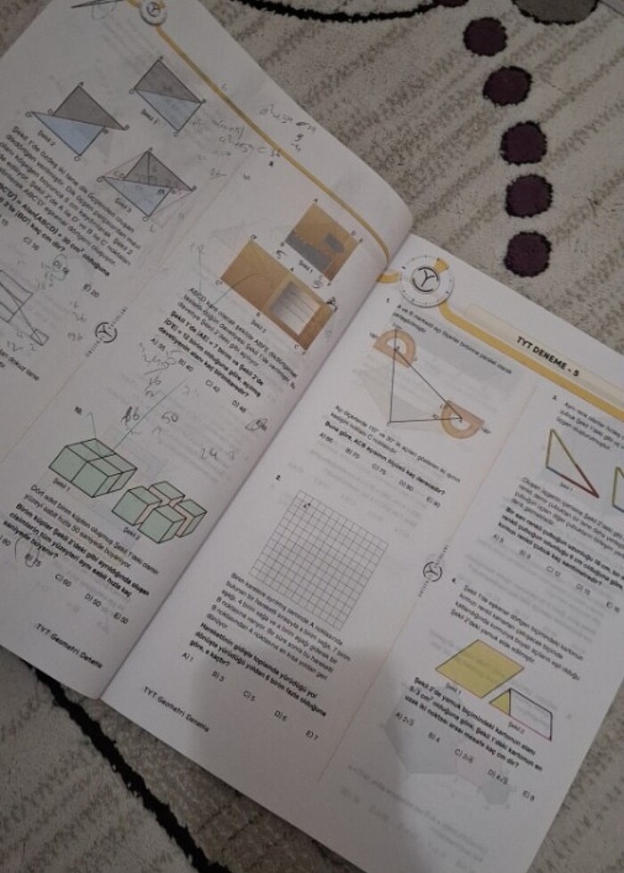 Orjinal tyt/ayt geometri 20 li deneme  - Görsel 2