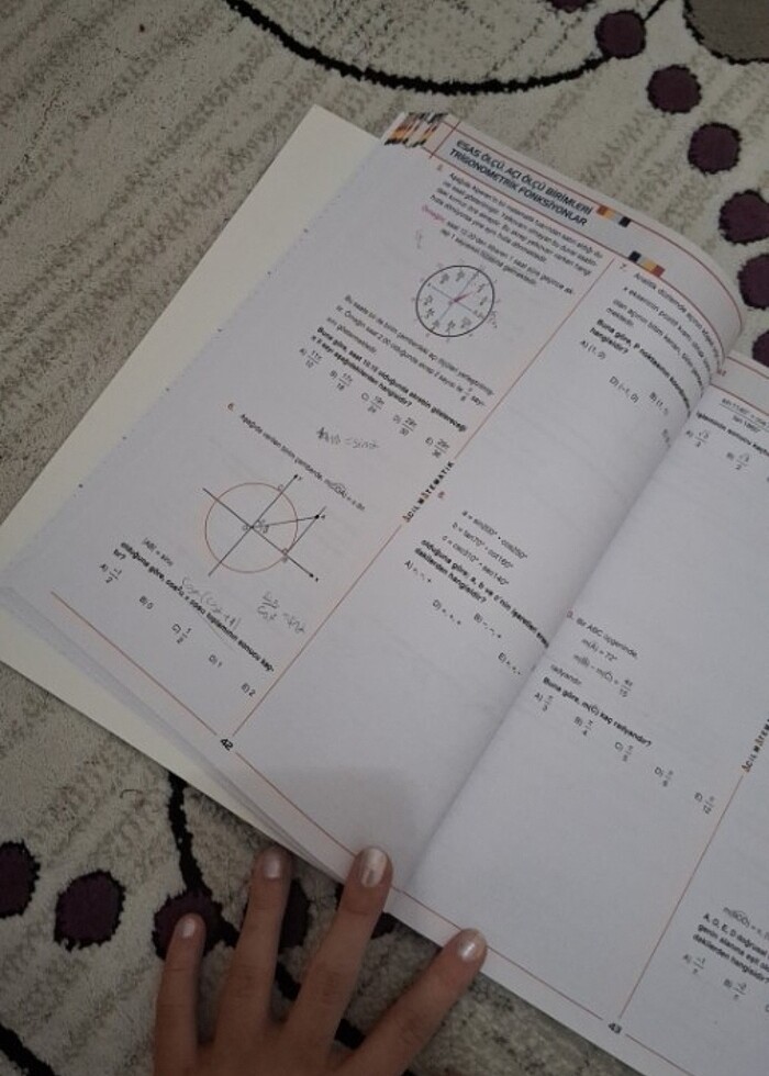 Acil matematik trigonometri konu anlatımlı soru fasikülü  - Görsel 2