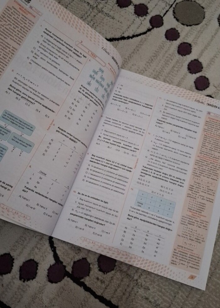 Palme yayınevi ayt kimya soru kitabı - Görsel 2