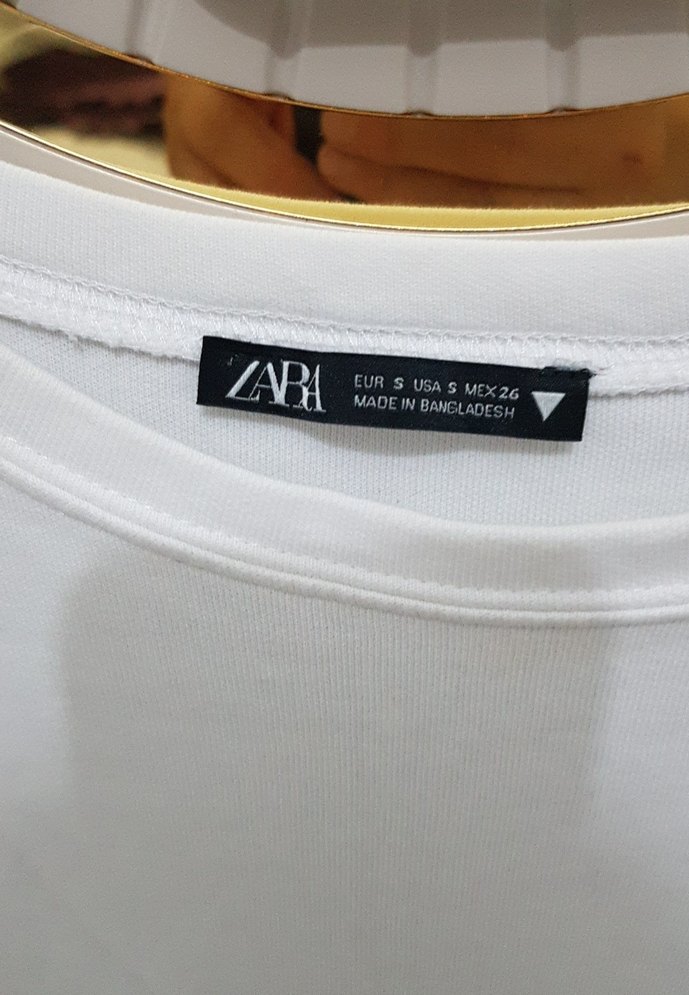 Beyaz Pamuklu Oversize Tişört elbise - Görsel 2