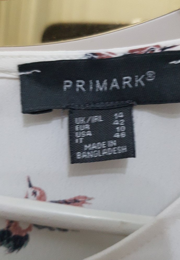 Beyaz Baskılı Kadın Bluz - Görsel 3