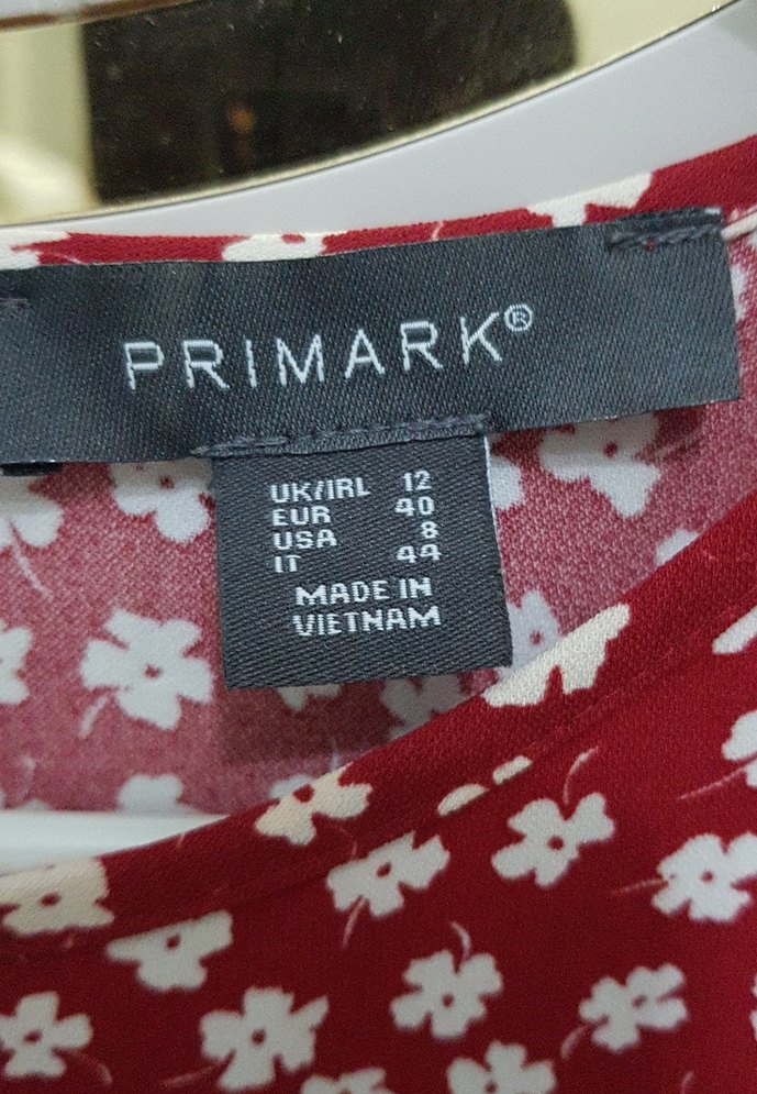 Kırmızı Düğmeli Uzun Kollu Kadın Bluz - Görsel 4