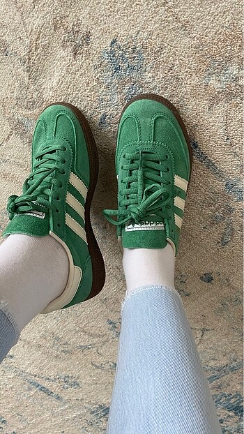 36 Beden yeşil Renk Adidas handball spezial green