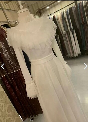 Tesettür Nikah Elbisesi