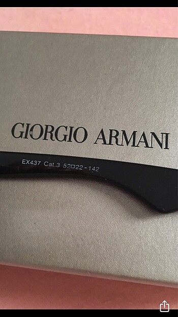 Armani Orijinal Armani Gözlük Kutusu +hediye