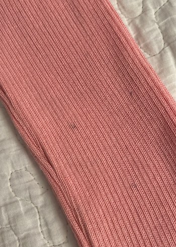 Pembe V Yaka Uzun Kollu Triko Elbise - Görsel 2