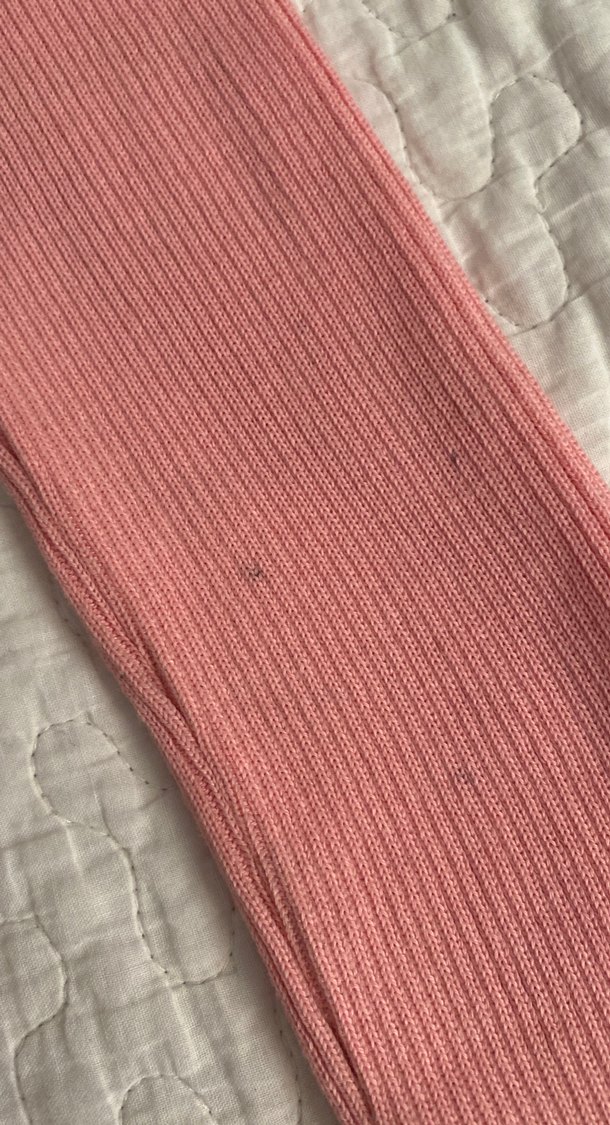 Pembe V Yaka Uzun Kollu Triko Elbise - Görsel 2