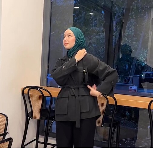 m Beden siyah Renk Manuka kaşe ceket