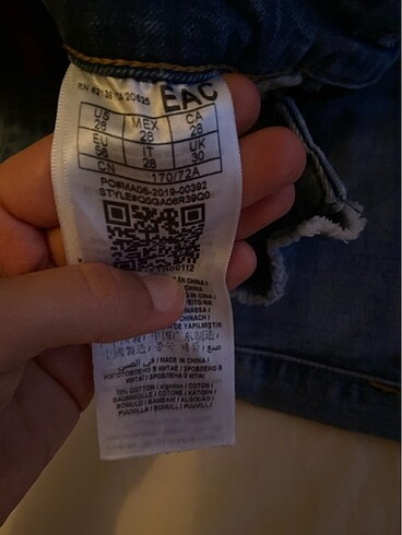 28 Beden Guess kot pantolon