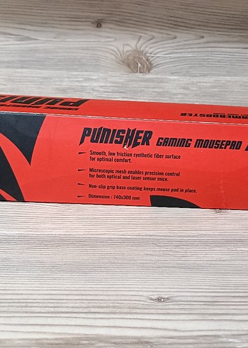 Gamebooster Punisher XL 740×300 mm Büyük Gaming Oyuncu Mousepad - Görsel 4