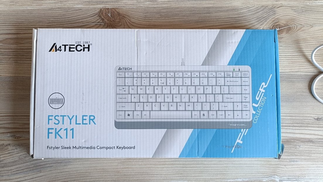 A4Tech FK11 Beyaz Renk Sıfır Klavye - Görsel 2