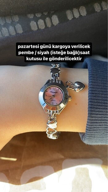 pembe kalpli saat