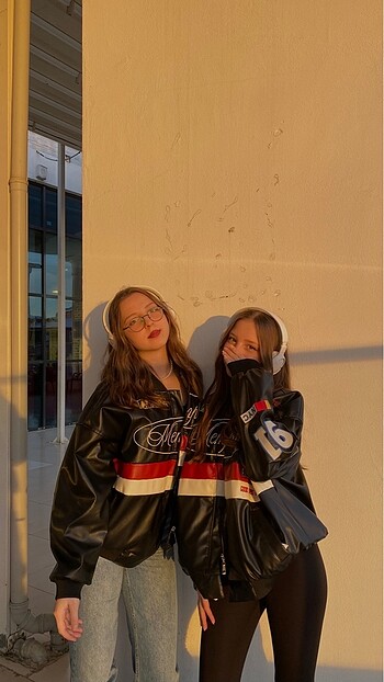 Bershka motorcu yarışçı ceketi