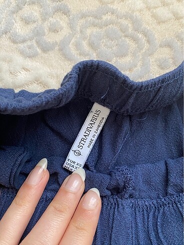 xs Beden stradivarıus keten pantalon