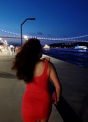 Zara Zara kırmızı elbise