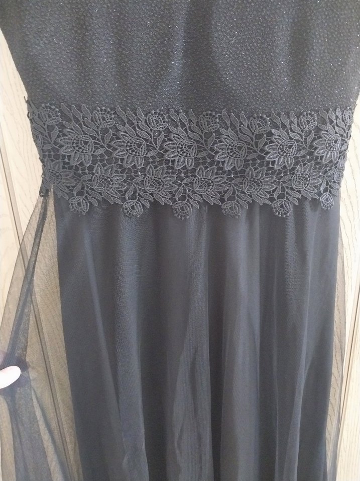 Siyah abiye elbise - Görsel 4