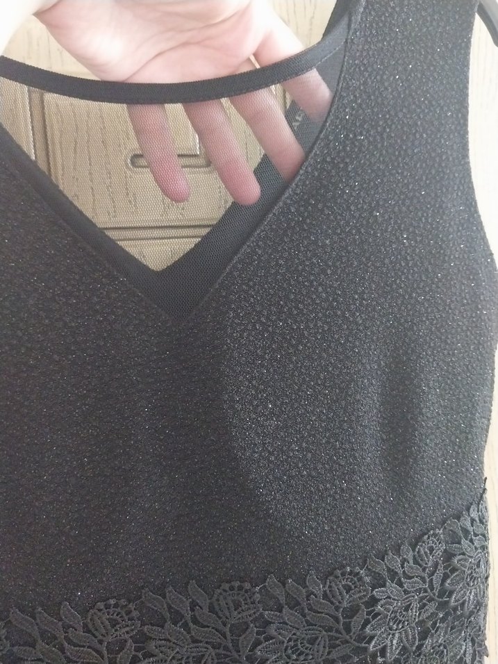 Siyah abiye elbise - Görsel 3