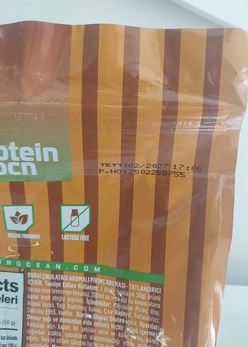 Protein OCN Whey Protein birthday cake-Cream Of Rice dubai çiko - Görsel 5