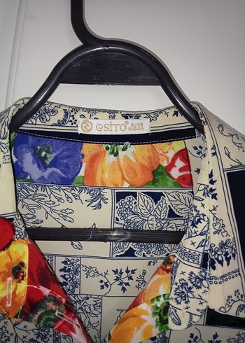 Çiçek Desenli Kısa Kollu Bohem Mini Elbise - Görsel 4