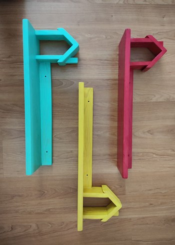 Montessori dekoratif ahşap raf - Görsel 3