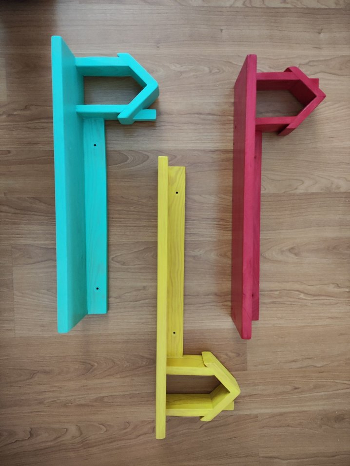 Montessori dekoratif ahşap raf - Görsel 3