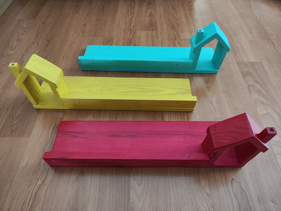 Montessori dekoratif ahşap raf - Görsel 2