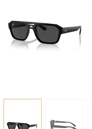 Ray-Ban  Siyah Şeffaf Çerçeveli Gözlük - Görsel 3