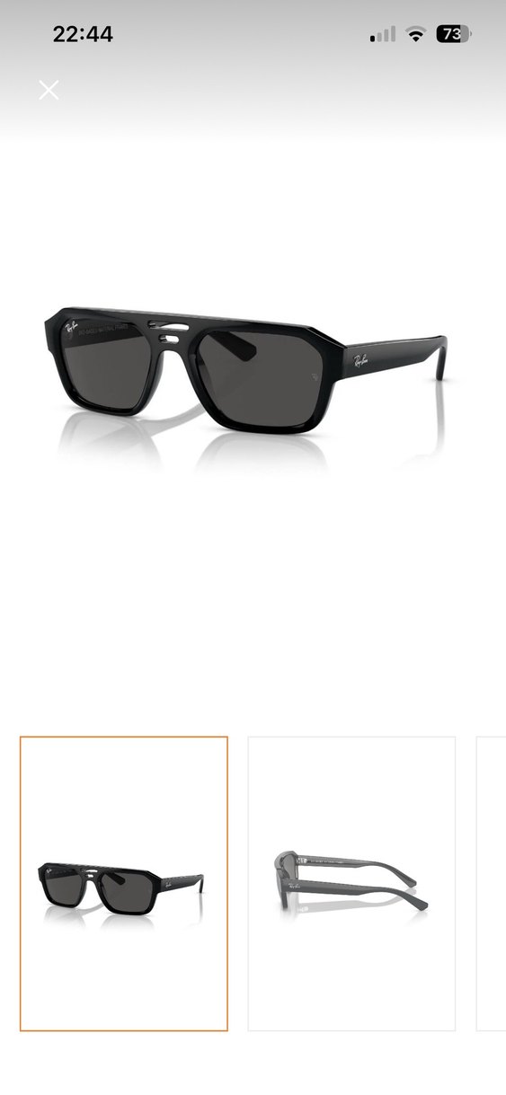 Ray-Ban  Siyah Şeffaf Çerçeveli Gözlük - Görsel 3