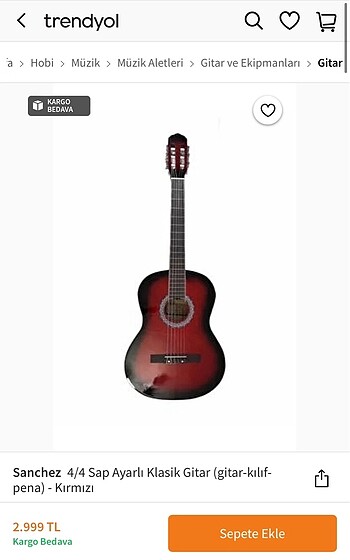 Sanchez klasik gitar
