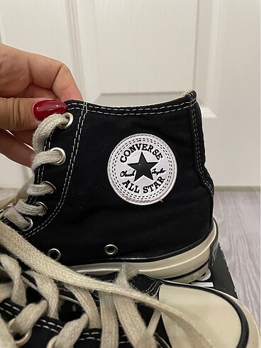 38 Beden siyah Renk Converse chuck Taylor