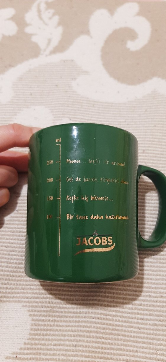 Koyu Yeşil Jacobs Kahve Kupası - Görsel 2