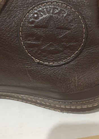 Deri Kahverengi Converse - Görsel 3