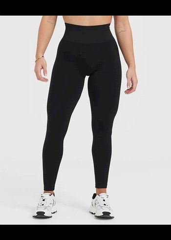 s Beden Siyah Kadın Spor Tayt - Elastik ve Fit