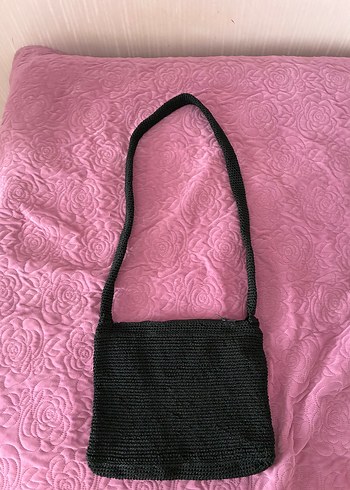 Boncuk İşlemeli Örgü Bohem Kadın Çanta - Görsel 2