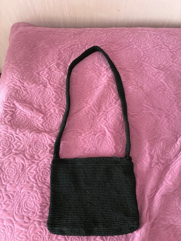 Boncuk İşlemeli Örgü Bohem Kadın Çanta - Görsel 2