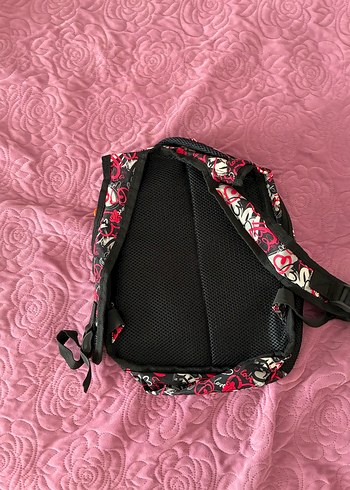 Renkli Desenli Fermuarlı Kadın Sırt Çantası - Görsel 2