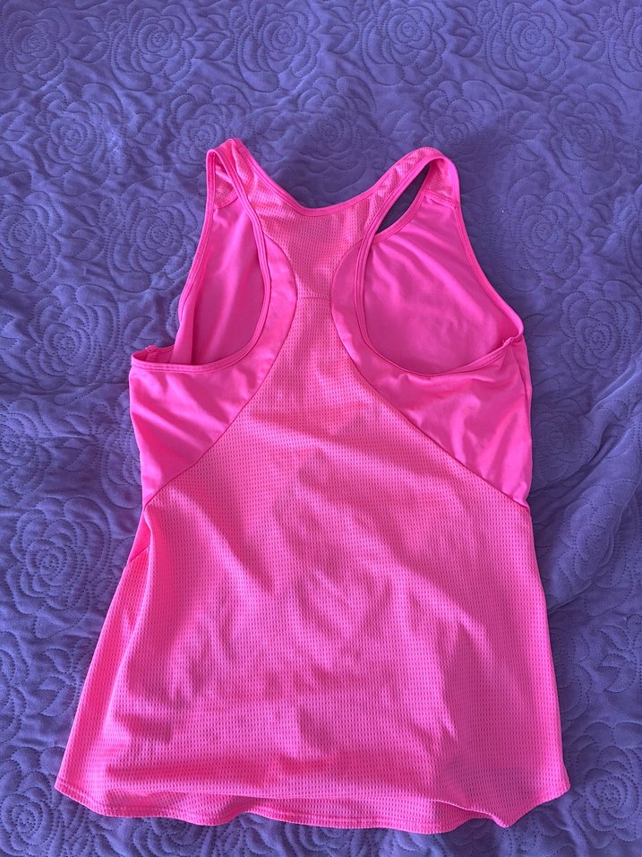 Parlak Pembe Yüksek Yakalı Spor Atlet - Görsel 4