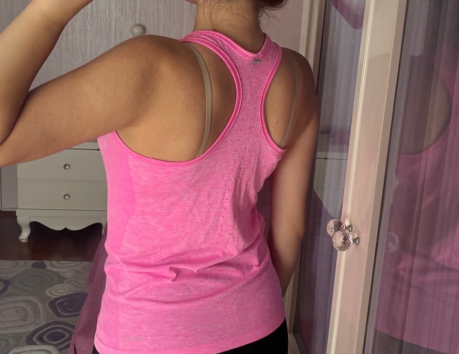 Pembe V Yaka Spor Atlet - Görsel 2