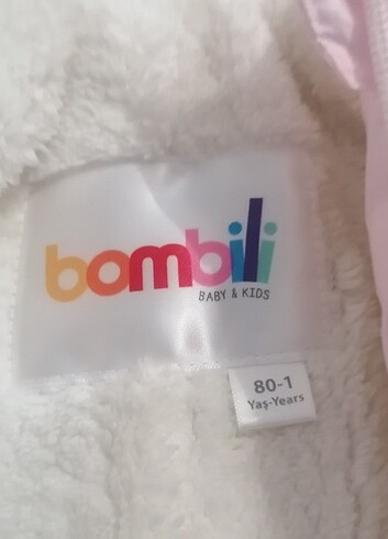 1 Yaş Beden pembe Renk Kar tulumu