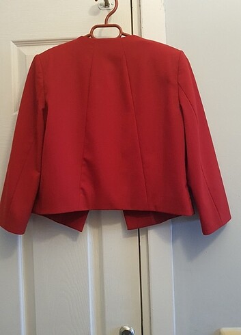 38 Beden kırmızı Renk Koton mini ceket