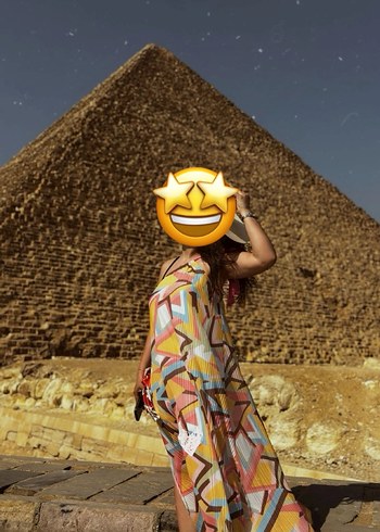 36 Beden Uzun, bağcıklı, camel renkli bohem elbise